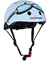 Kiddimoto Kids Bike Helmet with Goggles, Blue Bicycle Helmets
