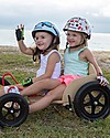 Kiddimoto Kids Bike Helmet with Goggles, Blue Bicycle Helmets