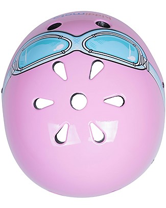 Kiddimoto Kids Bike Helmet with Goggles, Pink Bycicles
