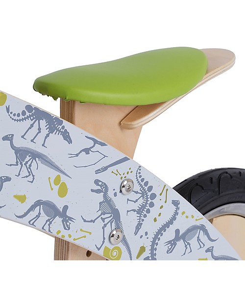 Kiddimoto Wooden Balance Bike Kurve, Fossils Balance Bikes