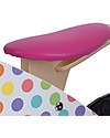 Kiddimoto Wooden Balance Bike Kurve, Pastel Dotty Balance Bikes
