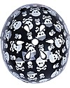 Kiddimoto Wooden Balance Bike Kurve with Helmet, Skulls Balance Bikes