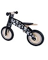 Kiddimoto Wooden Balance Bike Kurve with Helmet, Skulls Balance Bikes