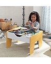 KidKraft 2-in-1 Activity Table, Gray and White Tables And Chairs
