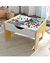 KidKraft 2-in-1 Activity Table, Gray and White Tables And Chairs