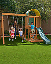 KidKraft Ainsley Outdoor Playset - Swings + Slide Outdoor Games and Toys_