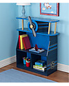 KidKraft Airplane Bookcase for Kids with Three Levels - Wood Montessori Bookcases