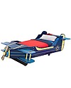 KidKraft Airplane Toddler Bed with Storage Space - Wood Single Bed