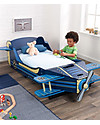 KidKraft Airplane Toddler Bed with Storage Space - Wood Single Bed