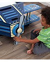 KidKraft Airplane Toddler Bed with Storage Space - Wood Single Bed