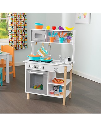 KidKraft All Time Play Kitchen - 38 accessories included! Toy Kitchens & Play Food