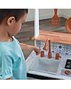 KidKraft Artisan Island Toddler Wooden Play Kitchen -  With microwave and refrigerator! Toy Kitchens