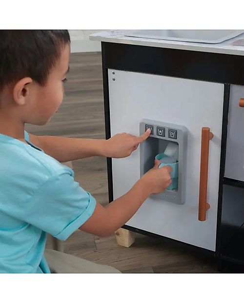 KidKraft Artisan Island Toddler Wooden Play Kitchen -  With microwave and refrigerator! Toy Kitchens