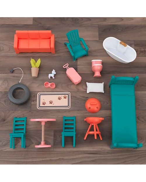 KidKraft Backyard Cookout Dollhouse - 107 x 31 x 86 cm Dolls Houses