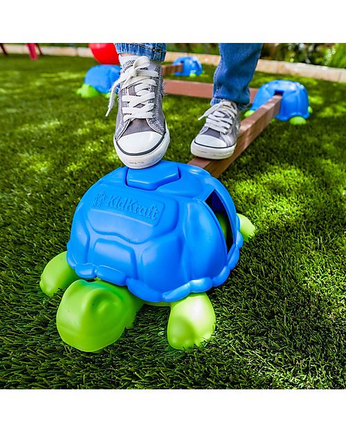 KidKraft Balance Toy - Turtle Totter Balance Beam - Psychomotor Development with Fun Outdoor Games and Toys_
