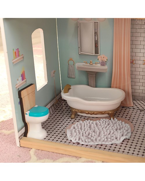 KidKraft Charlotte Wooden Dollhouse with EZ Kraft Assembly ™ Dolls Houses