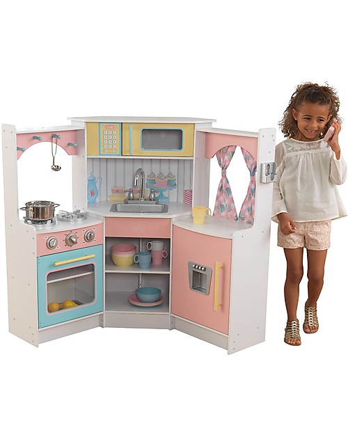 KidKraft Deluxe Corner Play Kitchen - Wood Creative Toys