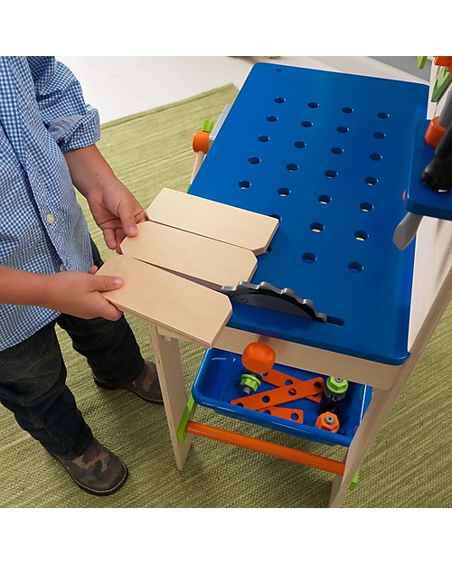 KidKraft Deluxe Woodbench with Tools Wooden Toy Tools