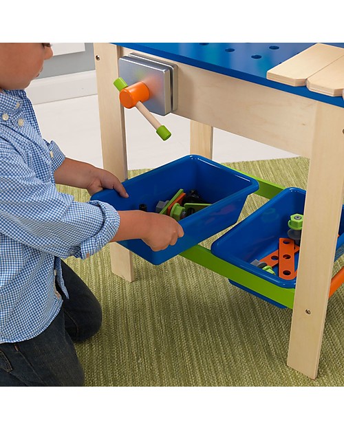 KidKraft Deluxe Woodbench with Tools Wooden Toy Tools