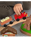 KidKraft Dinosaur Bucket Top Train Set, with many Dinos! - Wood Wooden Toy Cars, Trains & Trucks