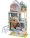 KidKraft Dollhouse Hallie - With fold-out playmat and 30 accessories! Dolls Houses