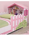 KidKraft Dollhouse Toddler Bed with Storage Space - Wood Single Bed