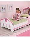 KidKraft Dollhouse Toddler Bed with Storage Space - Wood Single Bed