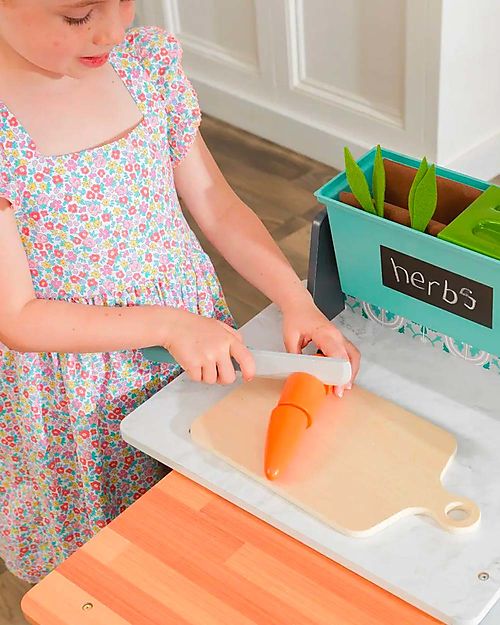 KidKraft Garden Gourmet Play Kitchen - 111x 53 x 111 cm Toy Kitchens