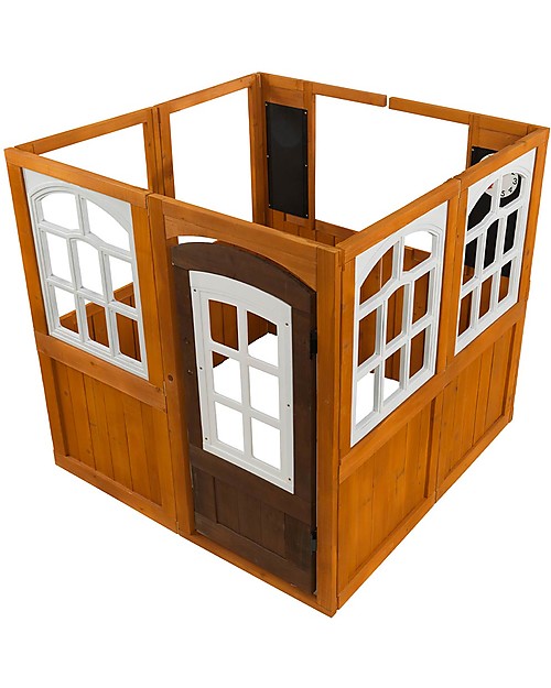 KidKraft Lakeside Bungalow Outdoor Playhouse - Wood unisex (bambini)