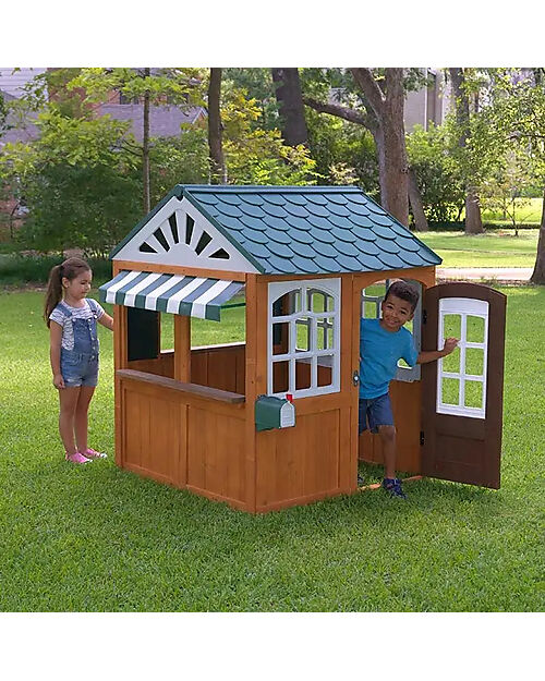 KidKraft Garden View Outdoor Playhouse Wood unisex (bambini)