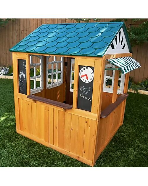 KidKraft Garden View Outdoor Playhouse Wood unisex (bambini)