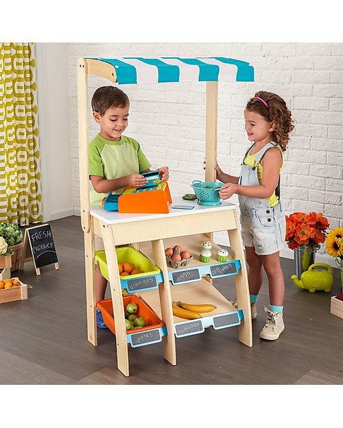 KidKraft Grocery Market Place Pretend Play