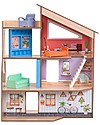 KidKraft Hazel Wooden Dollhouse Dolls Houses