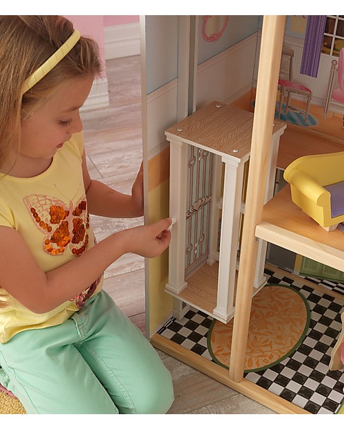 KidKraft Kaylee Dollhouse with Elevator - Wood Dolls Houses