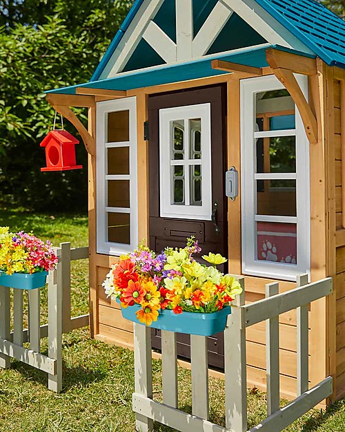 KidKraft Lakeside Bungalow Outdoor Playhouse - Wood Playhouses