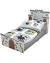 KidKraft Medieval Castle Toddler Bed - Wood Single Bed