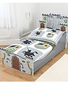 KidKraft Medieval Castle Toddler Bed - Wood Single Bed