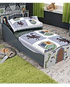 KidKraft Medieval Castle Toddler Bed - Wood Single Bed