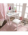 KidKraft Medium Vanity and Stool - White Pretend Play
