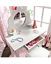 KidKraft Medium Vanity and Stool - White Pretend Play