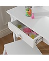 KidKraft Medium Vanity and Stool - White Pretend Play