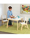KidKraft Modern Table & 2 Chairs Set - White Chairs