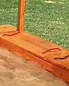 KidKraft Outdoor Sandbox with Canopy - Wood Outdoor Games and Toys_