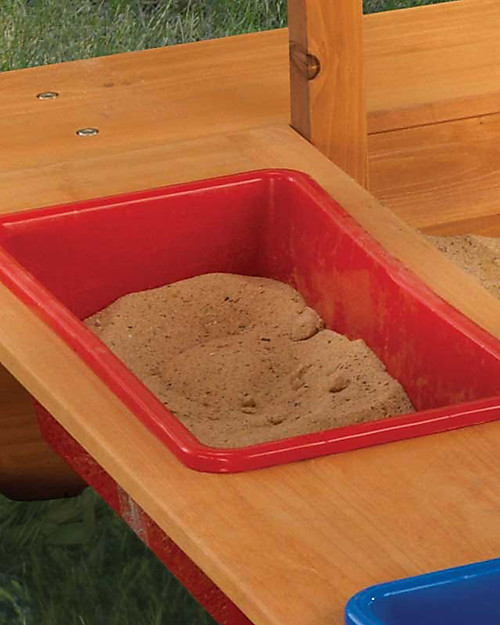 KidKraft Outdoor Sandbox with Canopy - Wood Outdoor Games and Toys_