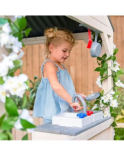 KidKraft OUTLET - Savannah Playhouse - with Swing - Fabric Wall with Graphics Playhouses