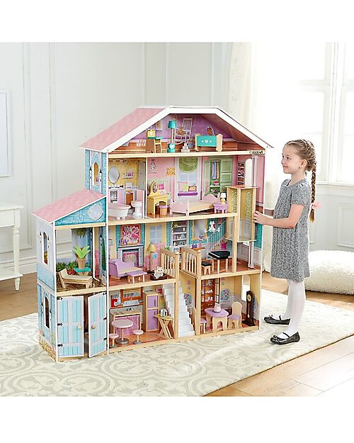 KidKraft OUTLET - Shimmer Grand View Wooden Dolls House - Showroom Sample Dolls Houses