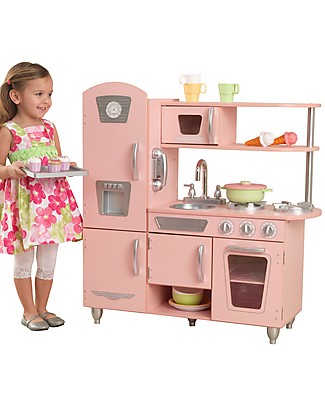 KidKraft Pink Vintage Play Kitchen - Wood Creative Toys