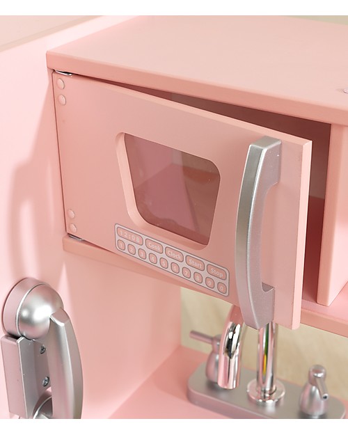 KidKraft Pink Vintage Play Kitchen - Wood Toy Kitchens