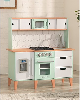 KidKraft Retro Modern Play Kitchen - Wood Creative Toys