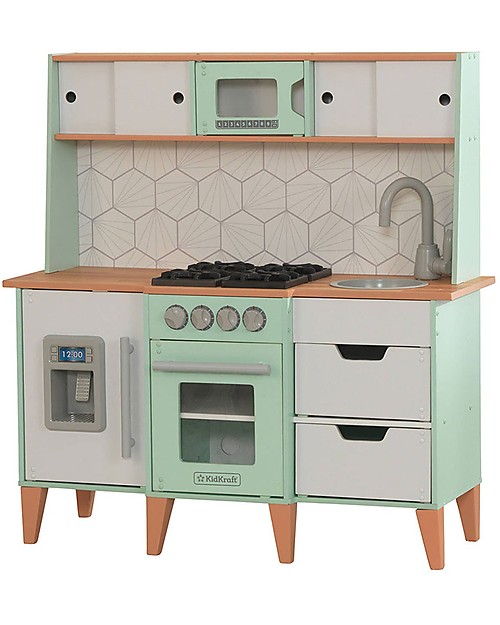 KidKraft Retro Modern Play Kitchen - Wood Toy Kitchens
